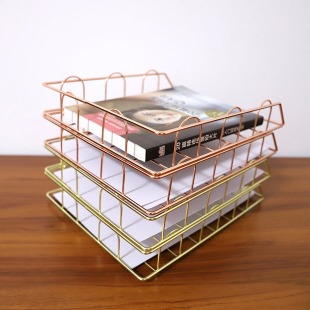 Stackable Iron File Rack