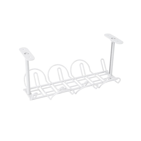 Under Table Cable Organizer Rack