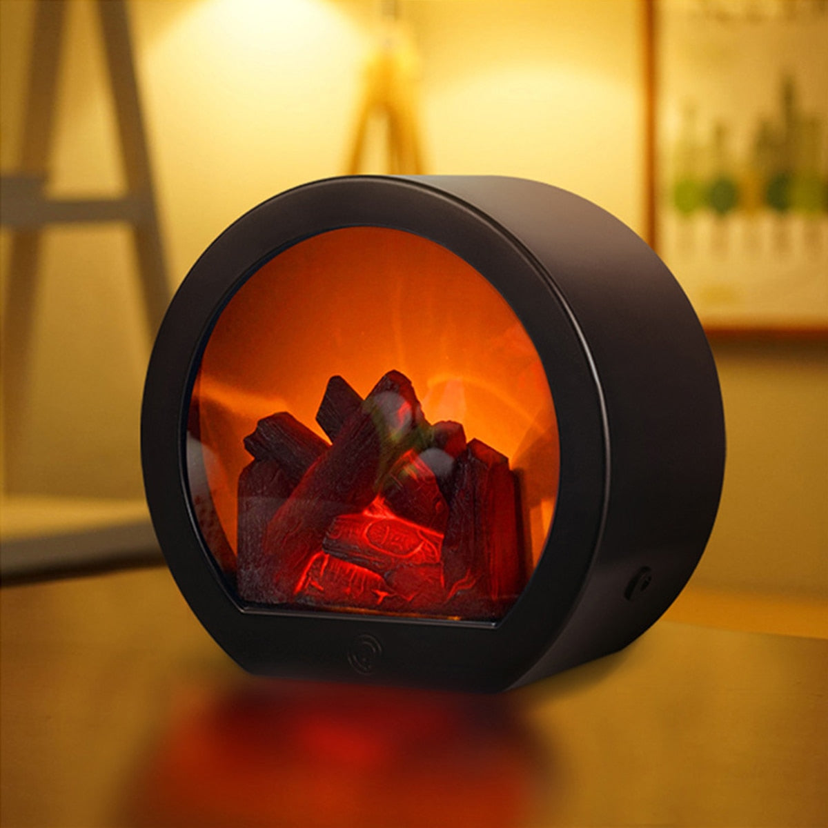 Simulated Fireplace Lamp