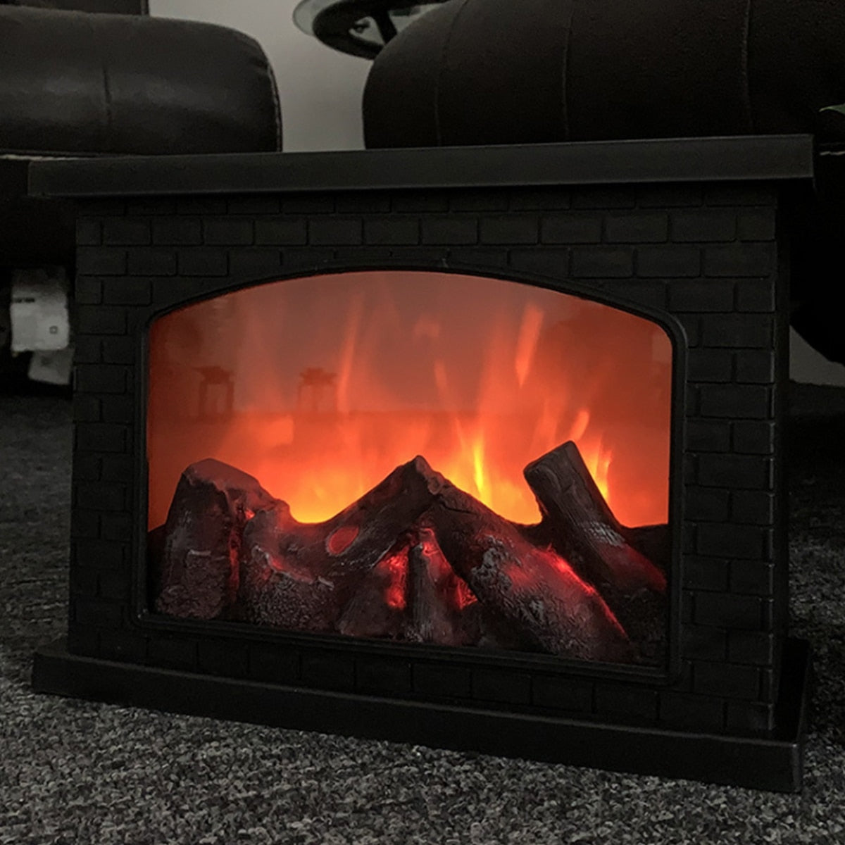 Simulated Fireplace Lamp